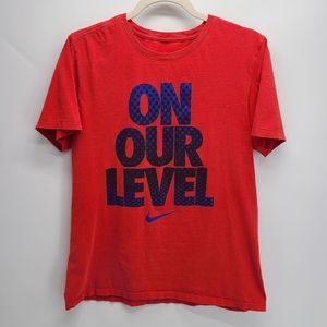 3/$25 Nike | Graphic Tee | Red